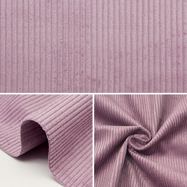 【数量5から】 生地 『8Wコーデュロイ ソフト加工 ミルクグレープ COR8W-6』