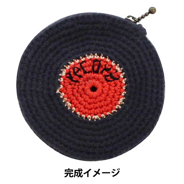 Knitting kit "Retro Pouch Kit Record DNK-06"
