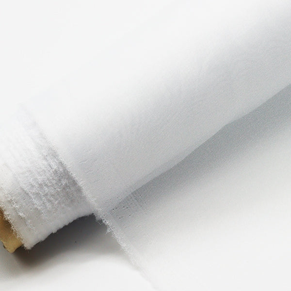 【数量5から】 生地 『MONO-CHFFON(モノシフォン) 白 FW400-3SW