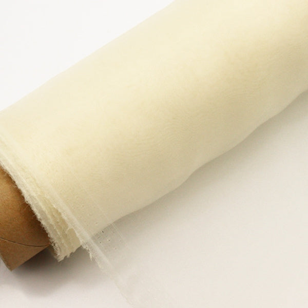 【数量5から】 生地 『MONO-CHFFON(モノシフォン) アイボリー FW400-IV』