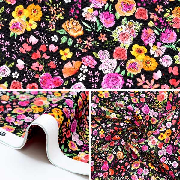 【数量5から】 生地 『USAコットン ソー・フローラル 花柄 GAIL-C8934』