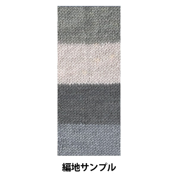 Fall and winterYarn "Antibacterial powder gradation 4th color Light gray" WORLD FESTA World Festa