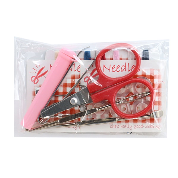 Juego de costura de costura "Juego de costura Kyoyu Zen Chirimen Gamaguchi Hojas verticales Red Y014-02" Shoji nishimura disparó