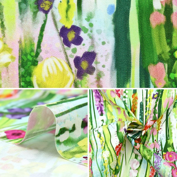 【数量5から】 生地 『USAコットン アーティスト・ワンダーランド トレリス T4898-458』