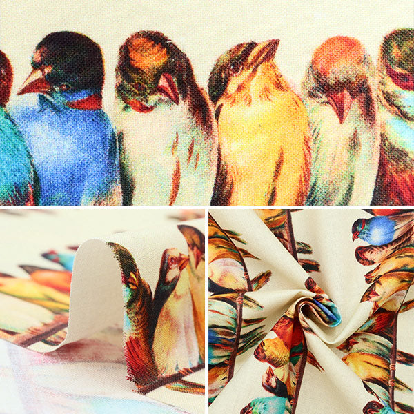 【数量5から】 生地 『USAコットン ヴィンテージ・バードウォッチャー 20848-268』