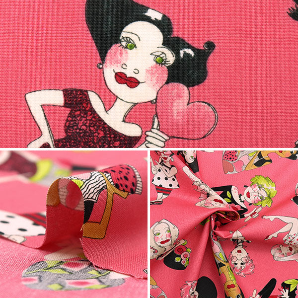 【数量5から】 生地 『USAコットン LORALIE DESIGNS トスド・ルッカーズ 692-254』