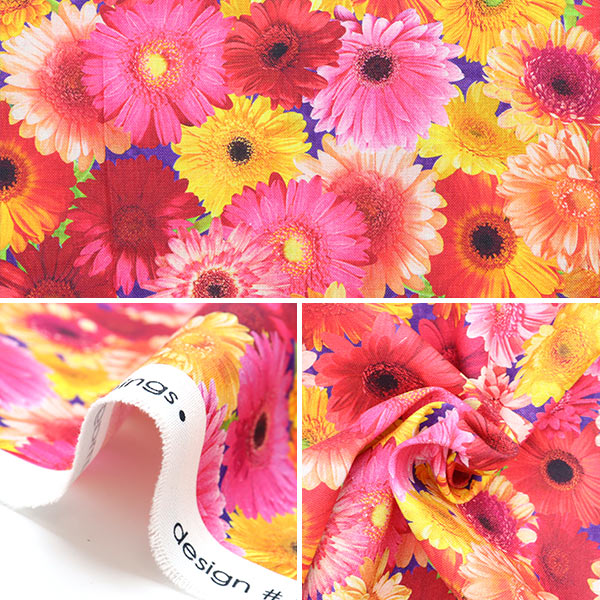 【数量5から】 生地 『USAコットン イマジニングズ サマー(花柄) 20916-193』