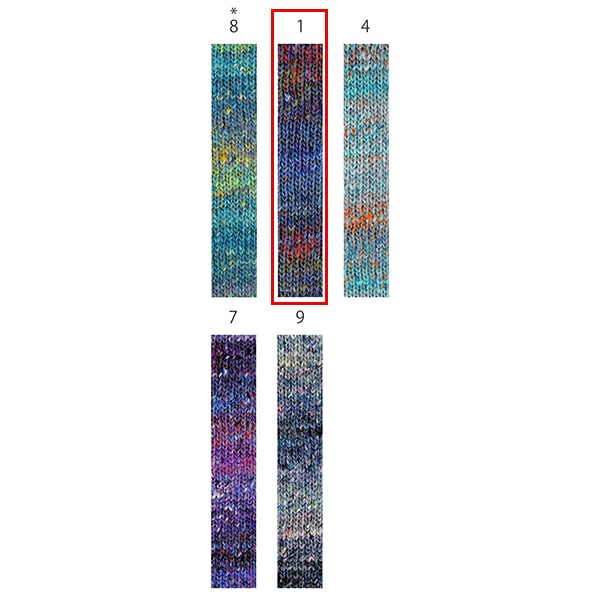 Printemps / étépelote de laine "Tsumugi 1ère couleur" Noro Hideaku Noro