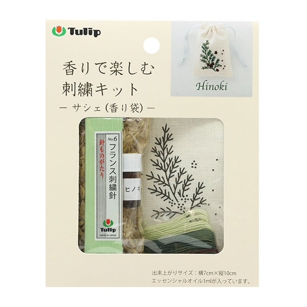 Embroidery kit "Embroidery Kit Hinoki EK-204" TULIP tulip