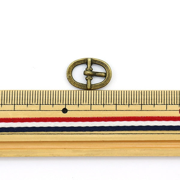 手芸金具 『ミニバックル 内寸8mm MB0813AG アンティークゴールド』