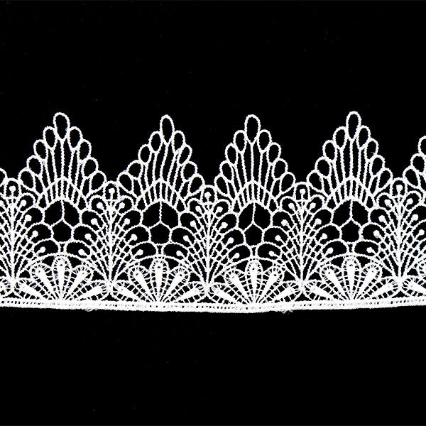 【数量5から】 レースリボンテープ 『レース 白 約5cm幅 ISY-6-21-173』