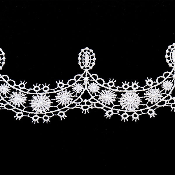 【数量5から】 レースリボンテープ 『レース 白 約4.5cm幅 ISY-6-21-191』