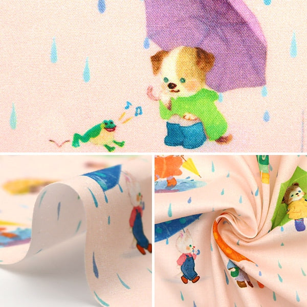 【数量5から】 生地 『60ローンデジタルプリント 22fabric レインポケット DP-4400-13A』