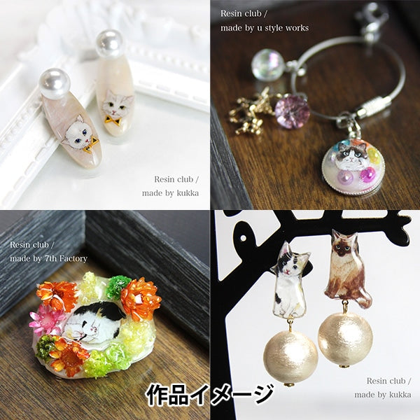 Materiale in resina "RC-CAT-101 a doppia faccia del gatto" Resin Club