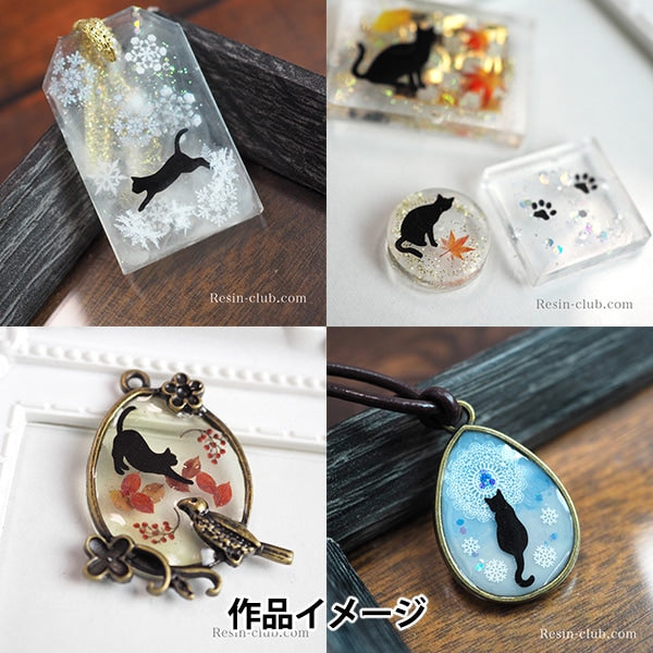 Material de resina "Black Cat RC-CAT-2010" Club de resina