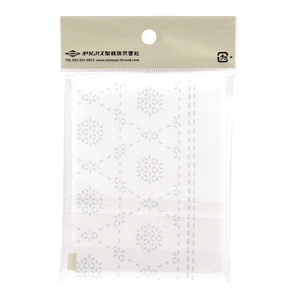 Embroidery Fabric "Hanachi-kin cloth Pack Snok Ristal White H-1110" Olympus