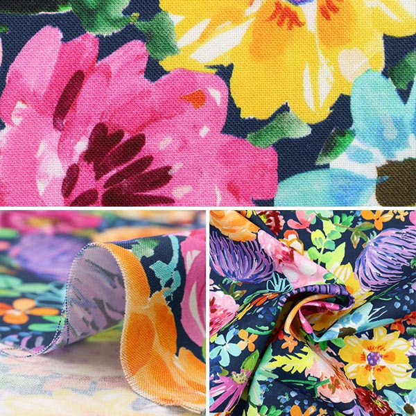 【数量5から】 生地 『USAコットン ダリア DJL2108-MULTI』