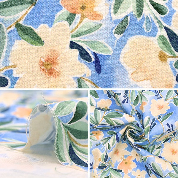 【数量5から】 生地 『USAコットン dearSTELLA GARDEN FLORAL DCJ2056-MULTI』