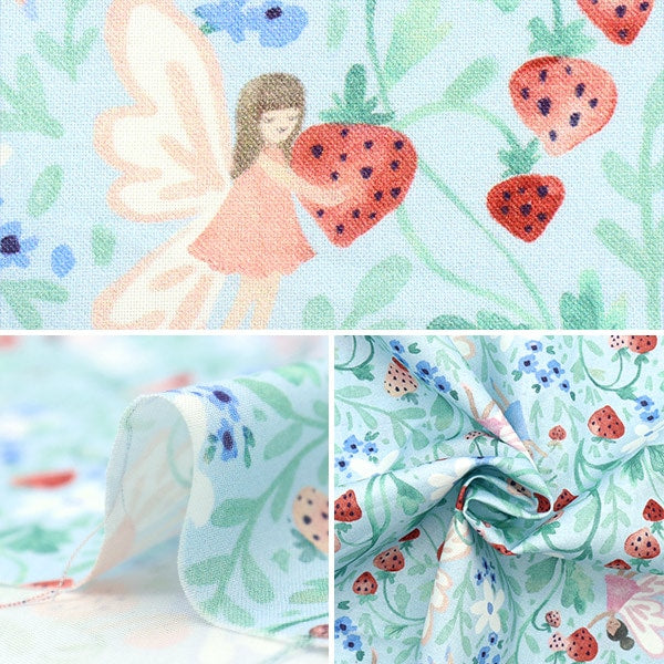 【数量5から】 生地 『USAコットン dearSTELLA FAIRY FOREST DCJ2080-MULTI』