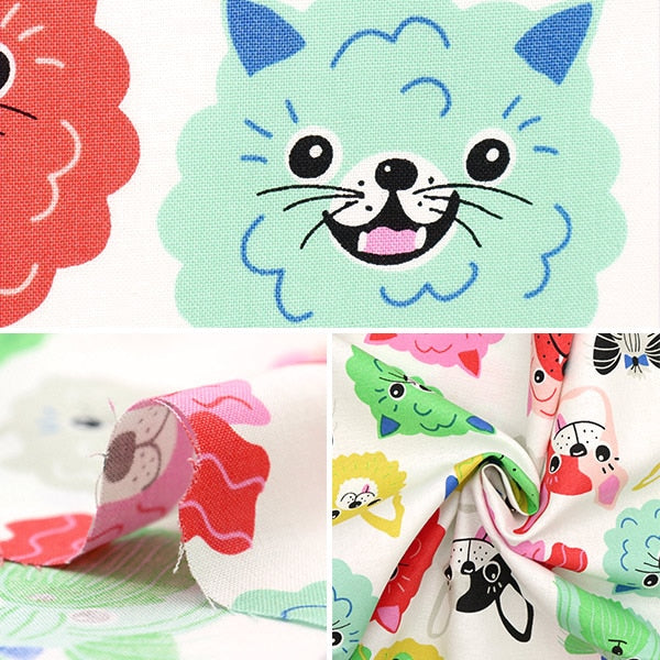 【数量5から】 生地 『USAコットン ALEXANDER HENRY This Canine Mine ホワイト 8921-A』