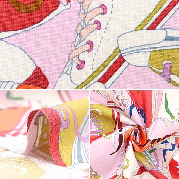 【数量5から】 生地 『USAコットン ALEXANDER HENRY High Tops ビンテージ 8937-C』