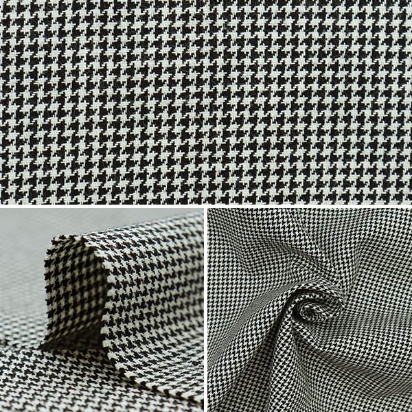 【数量5から】 生地『ベーシックチェック 千鳥格子 YZW002』