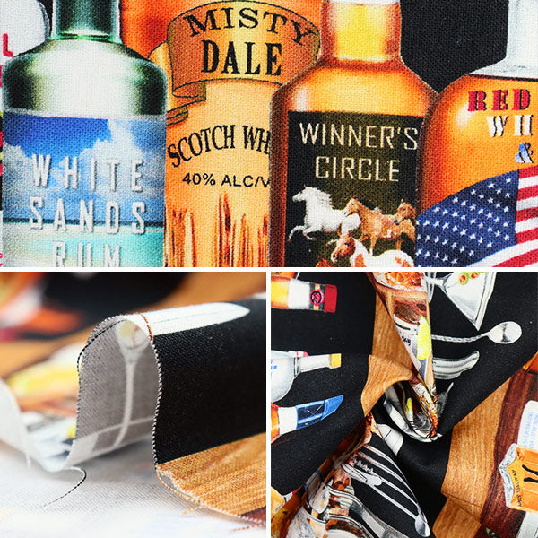 【数量5から】 生地 『USAコットン 酒棚 12854-99』