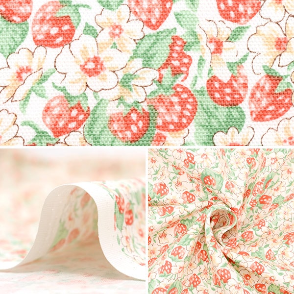 【数量5から】 生地 『LIBERTY リバティプリント オックス アシュテッド スカーレット 3334113-J22G』 【ユザワヤオリジナル】