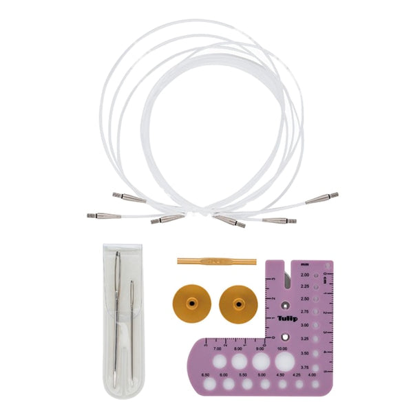 Ferri da maglia "Carry TEE Switch TIPE BAMBOO AGO AFGHAN AGHLE SET TCT-05" Tulipano tulipano