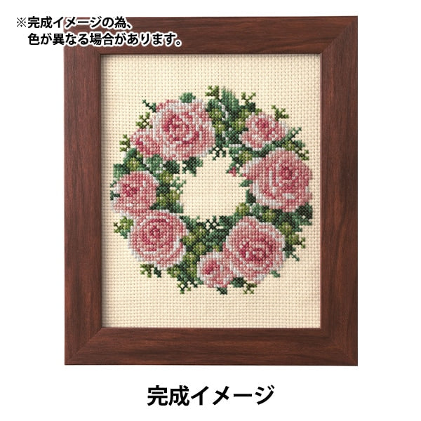 Комплект для вышивки "Цветовая композиция сентябрь розы роза аренда 522209" Лекен Lecien Cosmo Cosmo