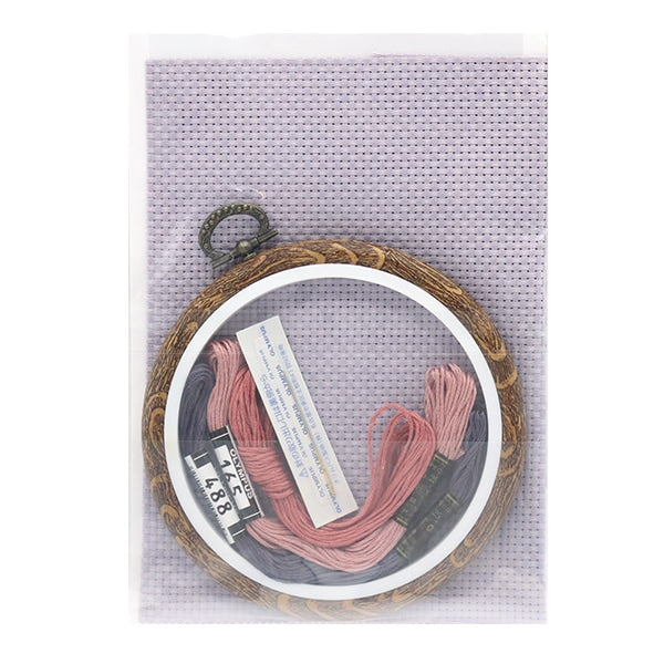 طقم تطريز "طقم غرز متقاطعة وزهرة اللوز النباتية 7557" Olympus