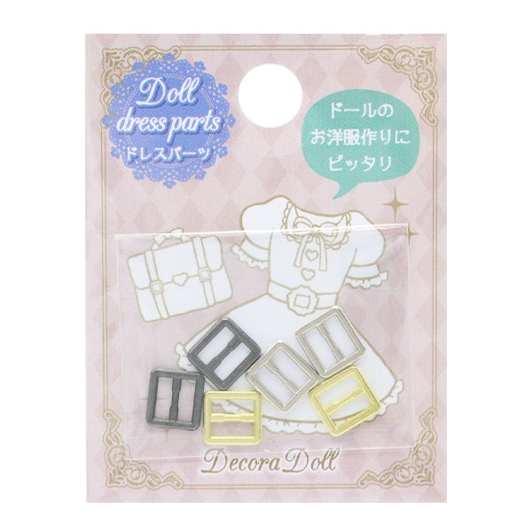 Pièces d'artisanat "Parts de robe de dold mini boucle m simple DDP-19"