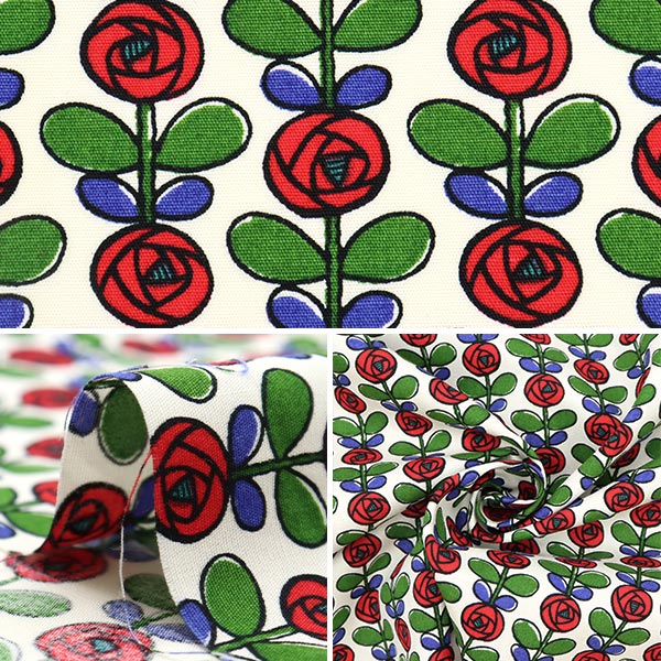 【数量5から】 生地 『う早この布 ブロード ミニバラ ホワイト UP5793-A』 COTTON KOBAYASHI コットンこばやし 小林繊維