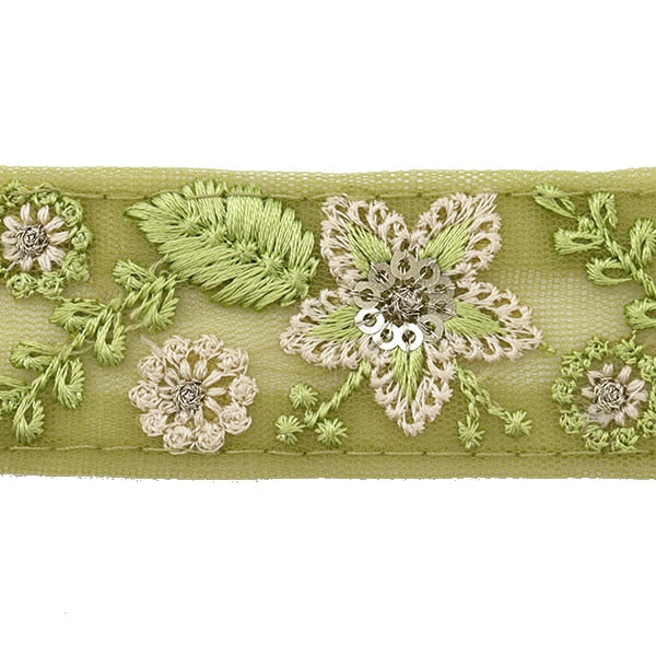 【数量5から】 手芸ブレード 『2022インド刺繍ブレード 45127A』