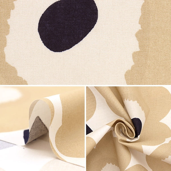 【数量5から】 生地 『マリメッコ ピエニウニッコ ベージュ 069259-185』