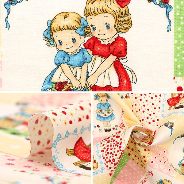 【数量5から】 生地 『スケア マーガレット&ソフィ イエロー MS7010-12A』