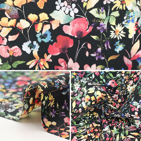 【数量5から】 生地 『リバティ・ファブリックス リサイクルナイロンリップストップ フェルダ 21-3631116-UR』 Liberty Japan リバティジャパン