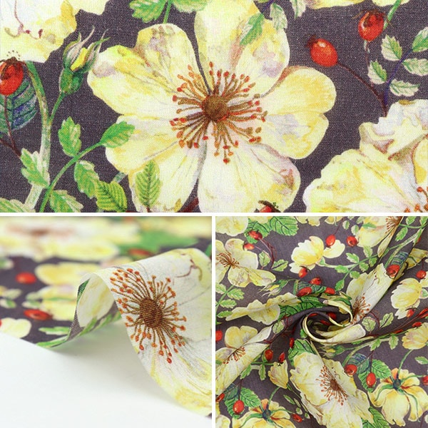 【数量5から】 生地 『リバティ・ファブリックス リヨセルローン ドーセットローズ DC30096-BS』 Liberty Japan リバティジャパン