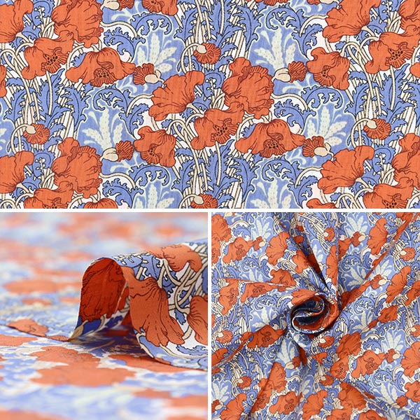 【数量5から】 生地 『リバティ・ファブリックス タナローンプリント クレメンティナ 3639034-BE』 リバティジャパン