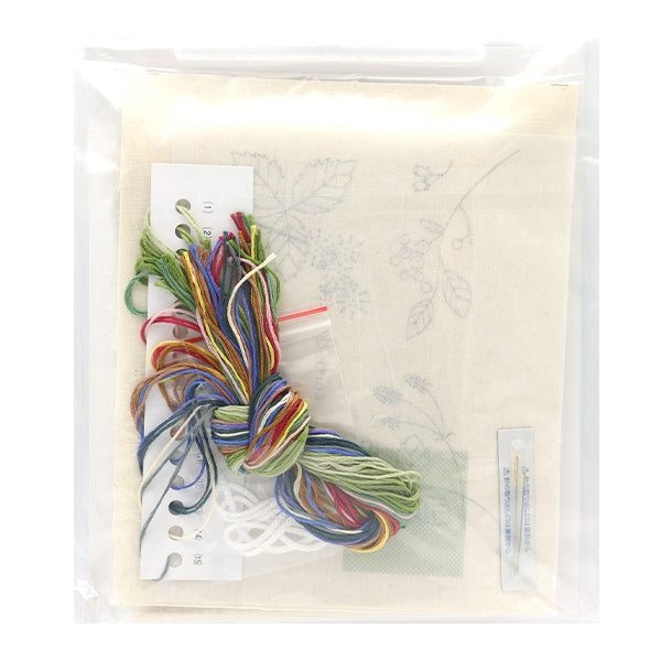 Kit de bordado "Kazuko Aoki Garden Sketchbook Garden Berry 542210" Lecien Lecien Cosmo Cosmo