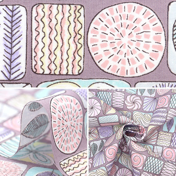 【数量5から】 生地 『エミココレクション ローン ショコラ ベージュ SEC2505-BE』