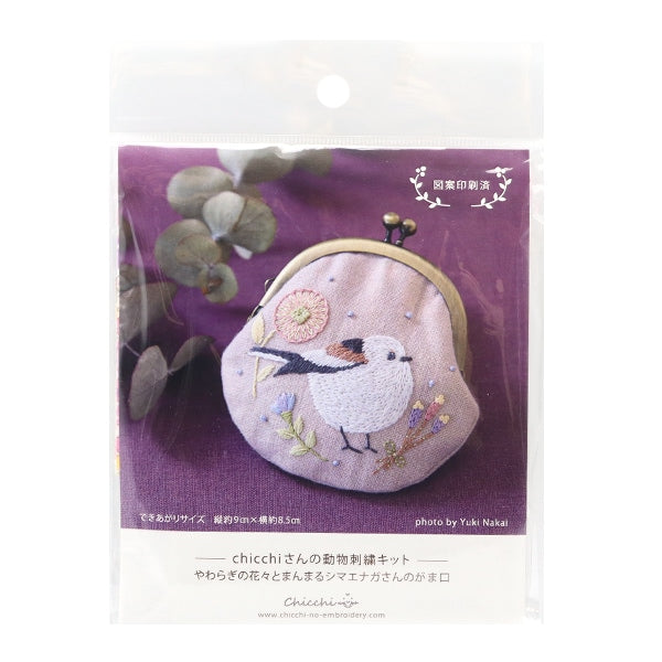 Kit di ricamo "Fiori Yawaragi e Maru Shimenaga -SanGamaguchi PHC-113-1" Pezzo pace