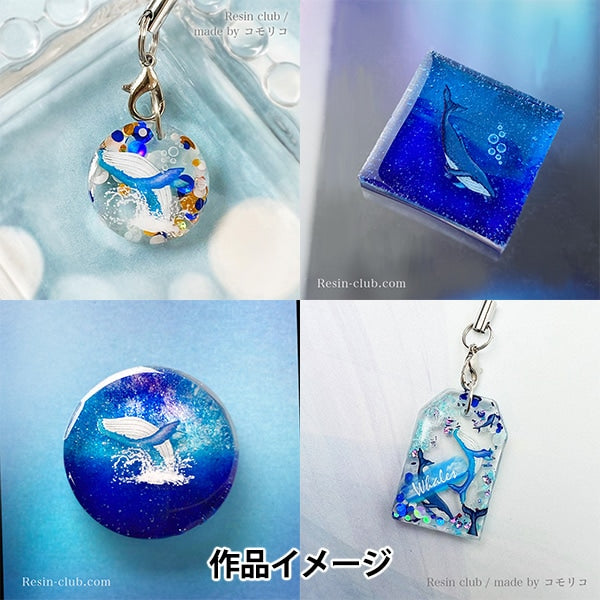 Materiale in resina "RC-WHA-101 a doppia faccia balena" Resin Club