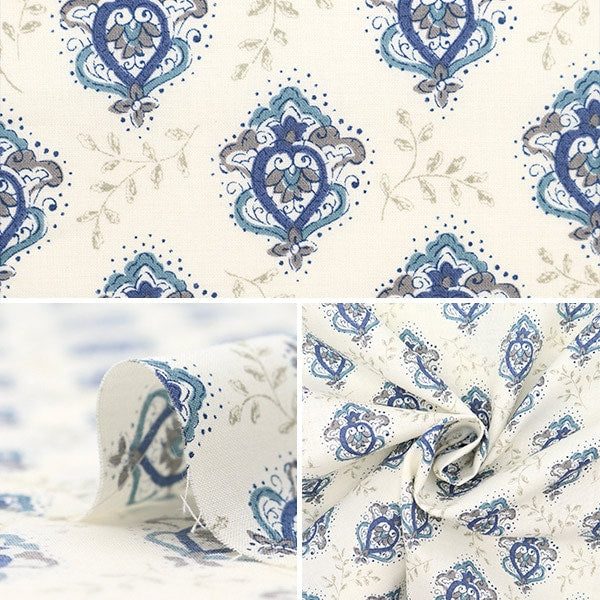 【数量5から】 生地 『ローン ル・ミディ ラルゴ ナチュラル 83050-1-1』