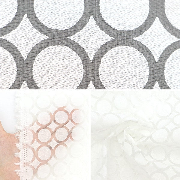 【数量5から】 生地 『オパール サークル柄 RAM-OB-C8』