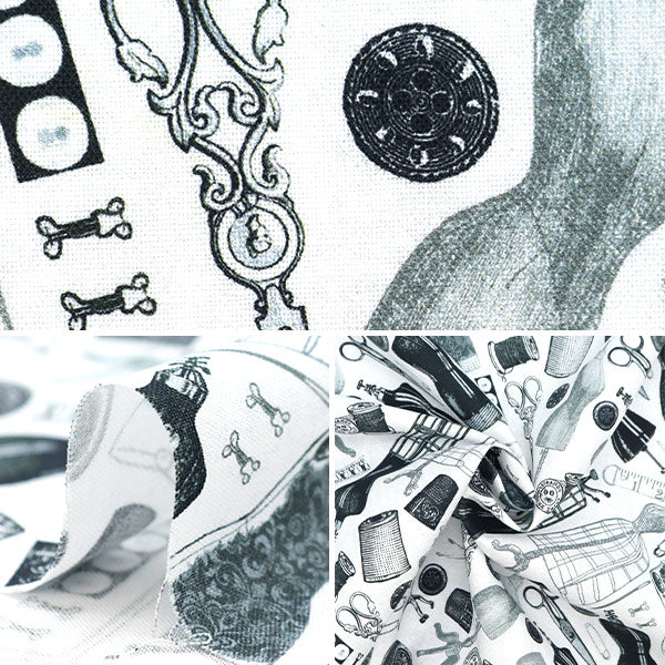 【数量5から】 生地 『USAコットン トルソー CD1501-GREY』