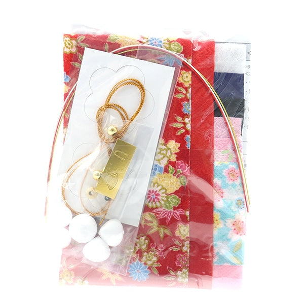 Комплект из ручной работы "Chirimen Работающему счастье Red LH-13" Panami Panami Takagi Fiber