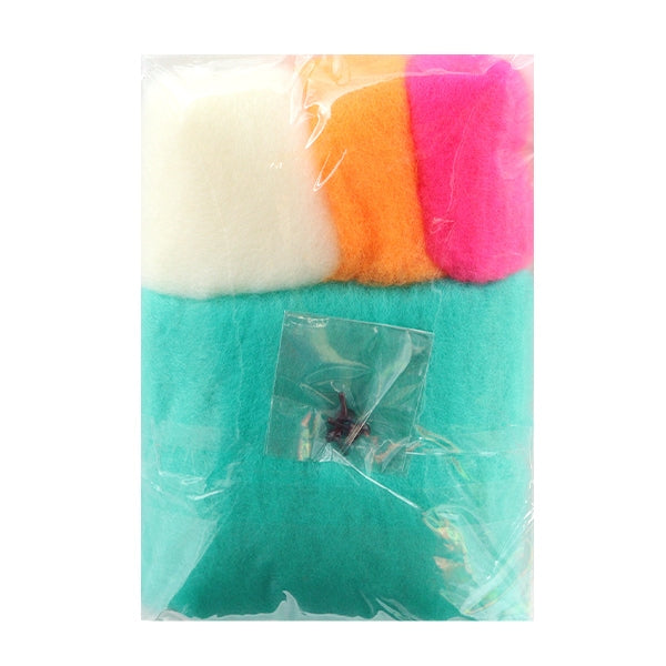 Aiguille à feutrerKit "Animaux de couleur néon Brakio-Kun H441-624" Hamanaka