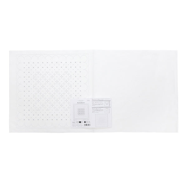 Tela para bordar "Paquete de tela Hanachikin Kinmokusei White H-1114" Olympus