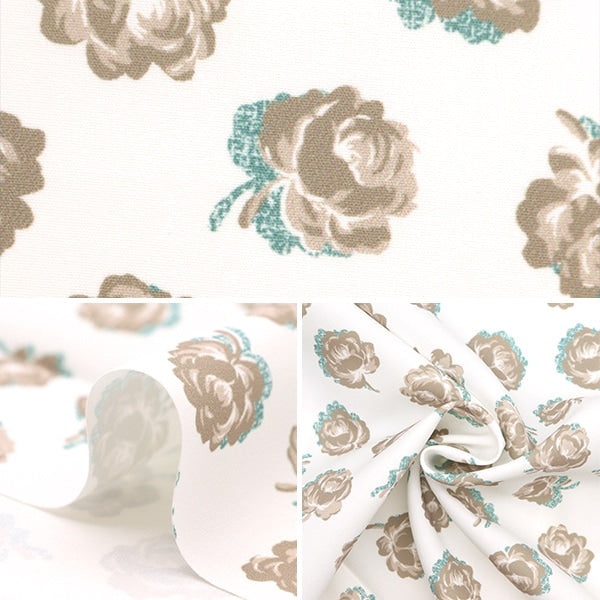 【数量5から】 『All my fav. オールマイファブ ポリエステル ローズガーデン ベージュ AMFF-03A』